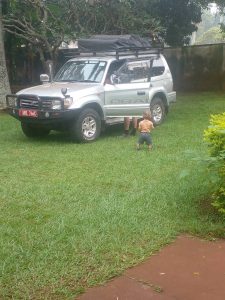 Red number plate