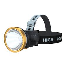A flashlight or headlamp